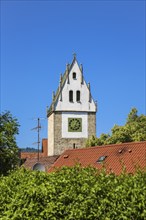 Church tower of St Martin's Church, Protestant church, Church of St Martin, sacred building, place