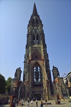 Europe, Germany, Hamburg, Old Town, Tower of St Nikolai, Tower ruins, Memorial, Hamburg, Hamburg,