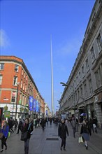 Spire of Dublin, also the Monument of Light, Henry Street, Dublin, Ireland, 120 metres high, Ian