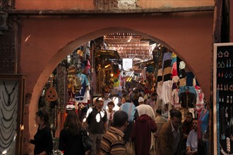 In the souk of Marrakech, Morocco, Africa