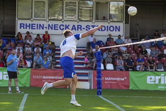 Fistball: TSV Pfungstadt against TV Käfertal (IFA 2024 Fistball World Tour Finals Mannheim,