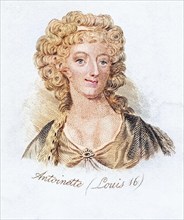 Marie Antoinette 1755-1793 Queen of France Wife of Louis XVI from the book Crabbs Historical