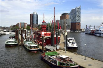 Europe, Germany, Hamburg, Elbe, HafenCity, Kehrwiederspitze, Columbus Haus, Hanseatic Trade Centre