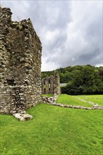 Ruins of Cymer Abbey, former Cistercian abbey, Dolgellau, Gwynedd, Wales, Great Britain