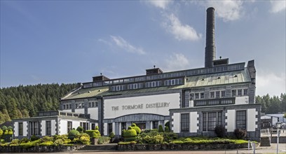 Tormore distillery, Speyside single malt Scotch whisky distillery near Grantown-on-Spey, Scotland,