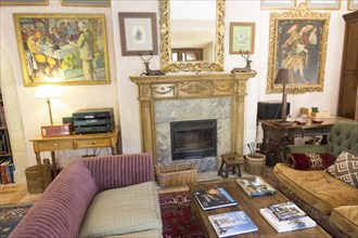 Interior of Palacio Chaves Hotel, historic medieval town of Trujillo, Caceres province,