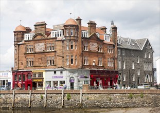 Columba Hotel on North Pier in Oban, Argyll and Bute, Scotland, United Kingdom, Europe