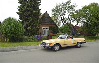 Europe, Germany, Lower Saxony, Lower Elbe Classics, Classic Car Tour, Mercedes-Benz SL 380