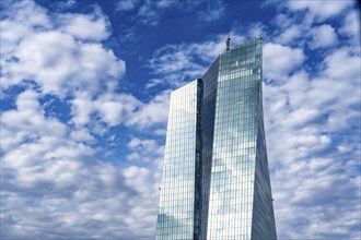 Building of the European Central Bank, ECB, in Frankfurt am Main, Hesse, Germany, Europe