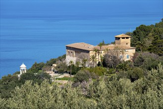 Finca Villa Miramar near Cala S'Estaca, in the north-west of the island, Serra de Tramuntana,