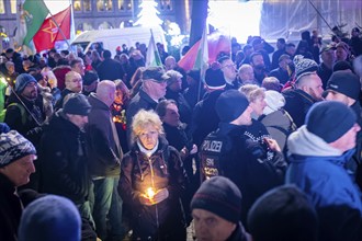 To mark 13 February and the destruction of Dresden in the Second World War, the small right-wing