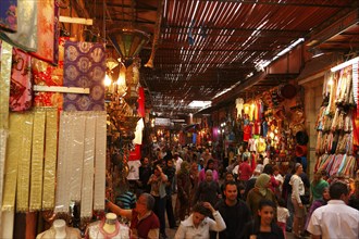 In the souk of Marrakech, Morocco, Africa