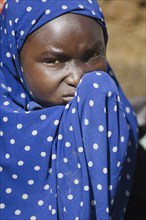 Portrait of a girl in the community of Maraban Dare, in Plateau state, 07/02/2024