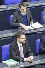 Karl Lauterbach (SPD), Federal Minister of Health and Marco Buschmann (FDP), Federal Minister of