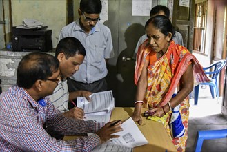 People claiming with documents at NRC Seva Kendra, whose names were excluded from the complete