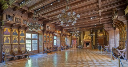 Detmold Castle Interior Great Hall North Rhine-Westphalia Germany