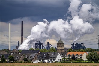 Hüttenwerke Krupp-Mannesmann, HKM in Duisburg-Hüttenheim, 2 blast furnaces, coking plant,