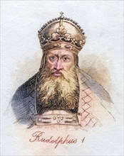 Rudolph I of Germany Rudolph of Habsburg 1218-1291 King of the Holy Roman Empire from the book