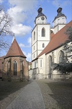 St Mary Town Church and Corpus Christi Chapel, Luther City Wittenberg, Saxony Anhalt, Germany,