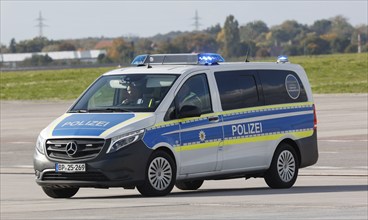 Mercedes Benz Vito emergency vehicle of the Federal Police at BER Airport, Schönefeld, 11 October