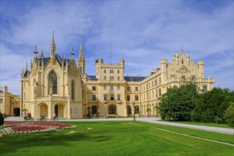 Eisgrub Castle, Lednice Castle, UNESCO, Morava, South Moravia, Moravia, Czech Republic, Europe