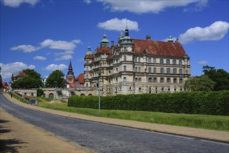 Europe, Germany, Mecklenburg-Western Pomerania, Güstrow, Güstrow Castle, built in the 16th century,