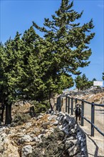 Tsambika Monastery, pilgrimage site for children with spectacular views, Rhodes