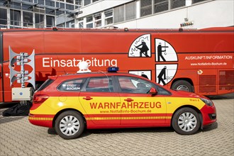 Warning vehicle of the city of Bochum, used in hazardous situations to warn the population of