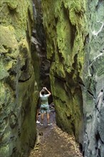 The Devil's Gorge, narrow, accessible gorge of sandstone rocks, with steep rocky gorges, near