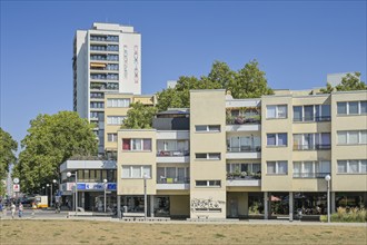 Social housing, Mehringplatz, Kreuzberg, Friedrichshain-Kreuzberg, Berlin, Germany, Europe