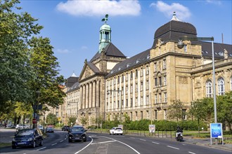 Building of the Düsseldorf district government, on Cecilienallee, administration building,