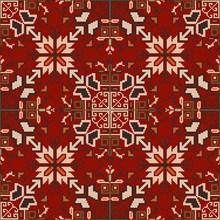 Traditional Bulgarian embroidery vector pattern