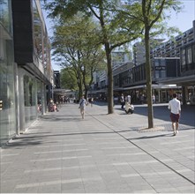 The Lijnbaan, opened in 1953, was first purpose-built pedestrian only shopping street in Europe