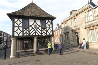 Historic town hall museum building Royal Wootton Bassett, Wiltshire, England, UK