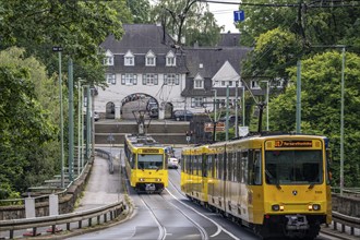 Margarethenhöhe housing estate, Holsterhauser Straße bridge, public transport connection, tram