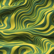 Seamless abstract pattern of vector fluid curved lines creating a dynamic ripple effect in vibrant