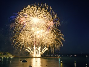 Fireworks Display, British Firework Championships, Plymouth, Devon, England, United Kingdom, Europe