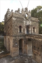 Amhara region, near Gondar, Gonder, small moated castle, the Bath of Fasilde, Fasil Ghebbi palace