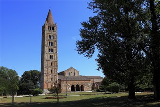 Pomposa, Abbatia Sanctae Mariae Pomposae, former abbey of the Benedictine order at the mouth of the