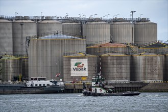 Vopak Terminal Vlaardingen, large tank farm, independent terminal with deep-sea access in the port