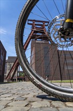 Cycling in the Ruhr region, by bike, e-bike, at the Zollverein Coal Mine Industrial Complex World