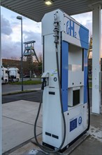 Hydrogen filling station, at the Hertern hydrogen competence centre, h2Herten, on the site of the