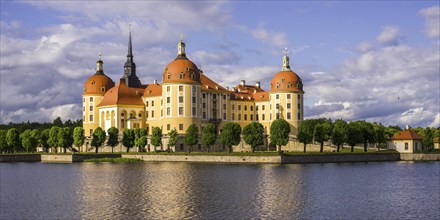 Moritzburg Castle, municipality of Moritzburg near Dresden, Saxony, Germany, Europe