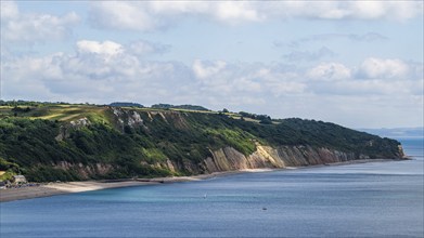 Haven Cliffs Naturist Beach, Jurassic Coast, Seaton, Devon, England, United Kingdom, Europe