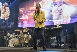 Ian Gillan, singer of Deep Purple live on 1 More Time Tour at the Max-Schmeling-Halle in Berlin on