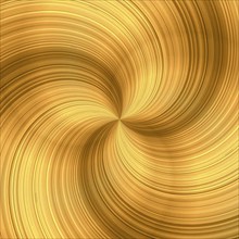 Abstract golden rotating swirl vector background