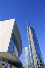 Torre Unicredit corporate headquarters, high-rise buildings, skyscrapers, Porta Nuova district,