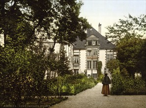 Pavillon Sevigne, Vichy, Auvergne-Rhône-Alpes, France, ca 1890, Historic, digitally restored