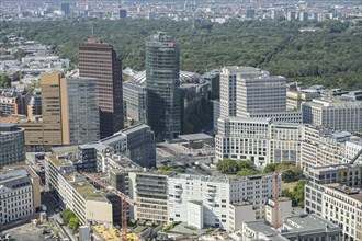 City panorama, Potsdamer Platz, Mitte, Berlin, Germany, Europe