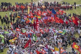 Demonstration against the planned assembly law in North Rhine-Westphalia, in Düsseldorf, various